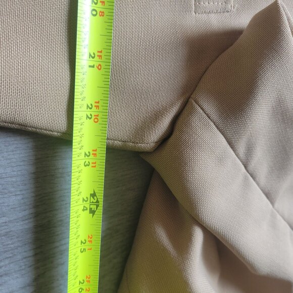 Vintage Clipper Craft Mens Beige Blazer Jacket W/ Gold Buttons Lined Size 42R - Picture 2 of 7